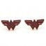pendientes wonder woman logo dc comics