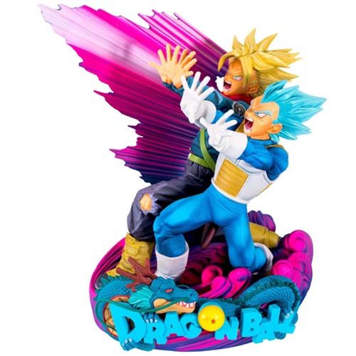 figura vegeta y trunks diorama