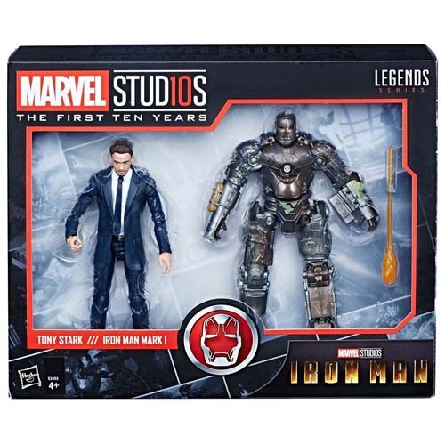 pack 2 figuras iron man and mark I