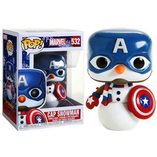 Funko Pop Cap Snowman Marvel Frikipolis