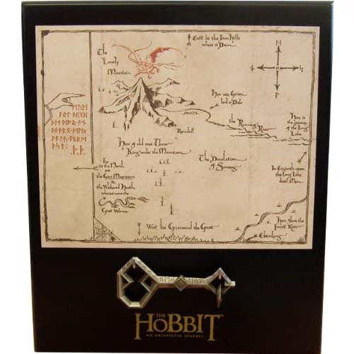 llave de erebor más mapa el hobbit