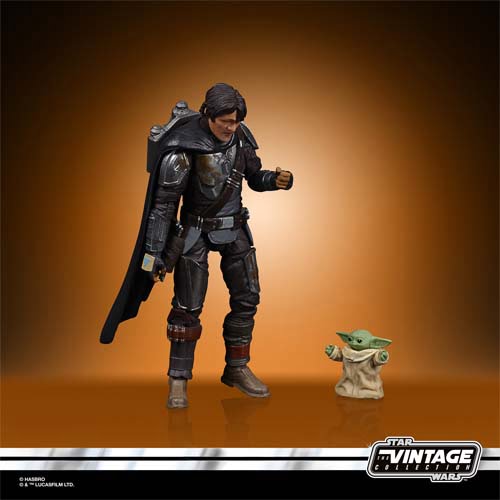 star wars the vintage collection mandalorian with the child