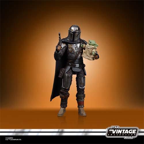 star wars the vintage collection mandalorian with the child