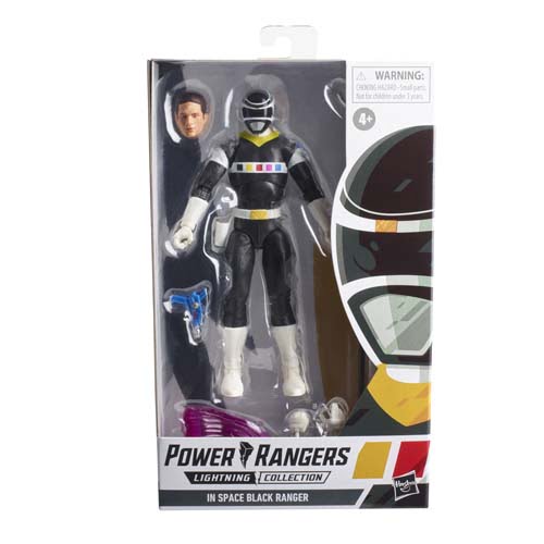 power ranger ligthning collection in space black ranger