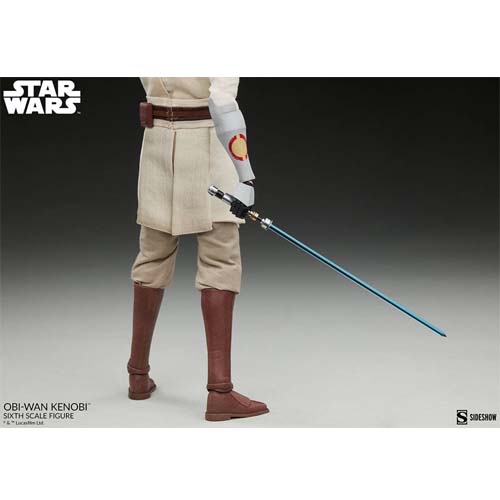Star Wars The Clone Wars Figura 1/6 Obi-Wan Kenobi 30 cm Sideshow - Imagen 11