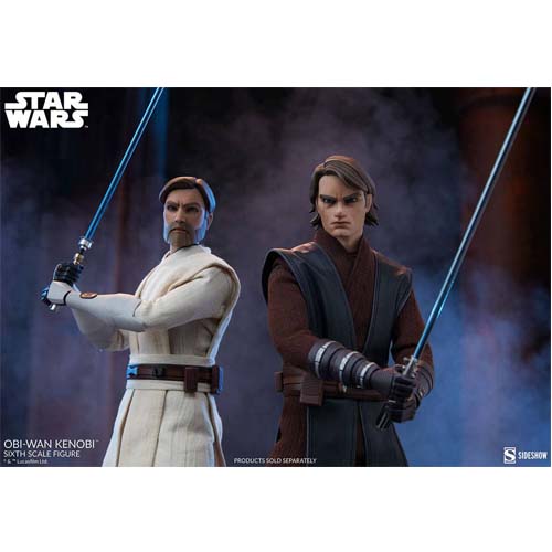 Star Wars The Clone Wars Figura 1/6 Obi-Wan Kenobi 30 cm Sideshow - Imagen 15