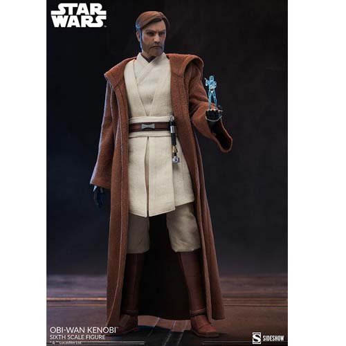 Star Wars The Clone Wars Figura 1/6 Obi-Wan Kenobi 30 cm Sideshow - Imagen 5