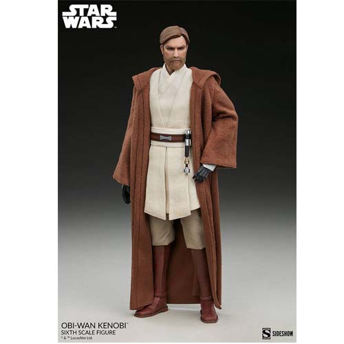 Star Wars The Clone Wars Figura 1/6 Obi-Wan Kenobi 30 cm Sideshow - Imagen 8