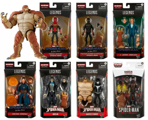 marvel legends wave spiderman no way home