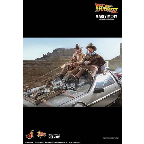 figura marty mcfly regreso al futuro 3 hot toys