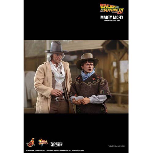 figura marty mcfly regreso al futuro 3 hot toys