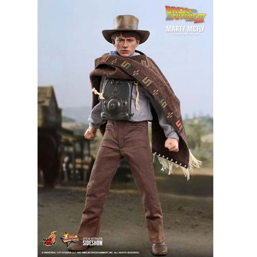 figura marty mcfly regreso al futuro 3 hot toys