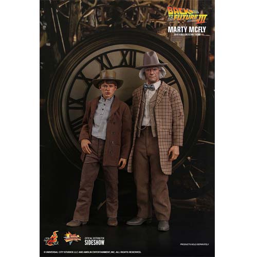 figura marty mcfly regreso al futuro 3 hot toys