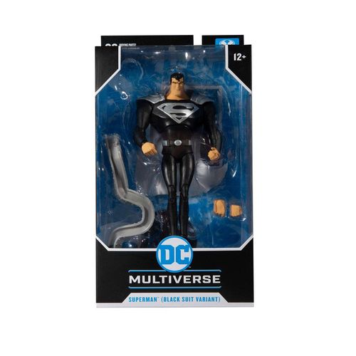 dc multiverse figura superman black suit variant