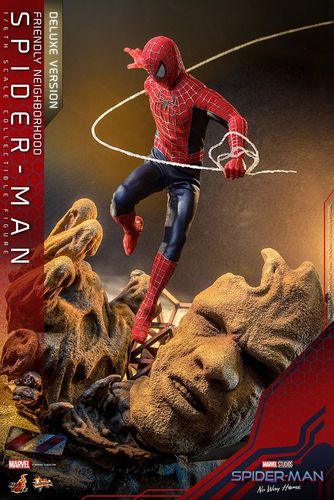 spiderman no way home movie masterpiece friendly neighborhood spiderman deluxe version