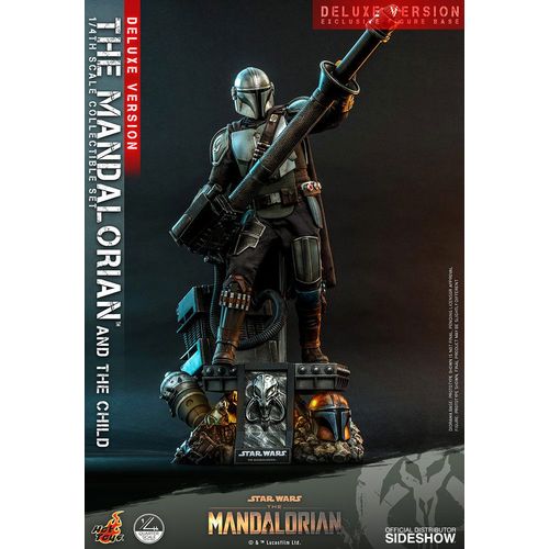 star wars the mandalorian pack 2 figuras the mandalorian and the child deluxe