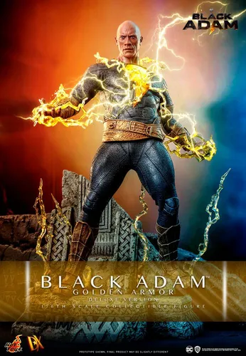 black adam figura dx golden armor deluxe version