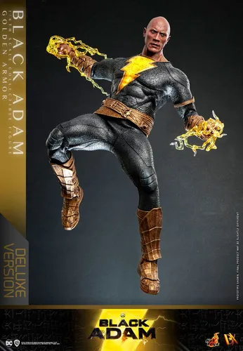 black adam figura dx golden armor deluxe version