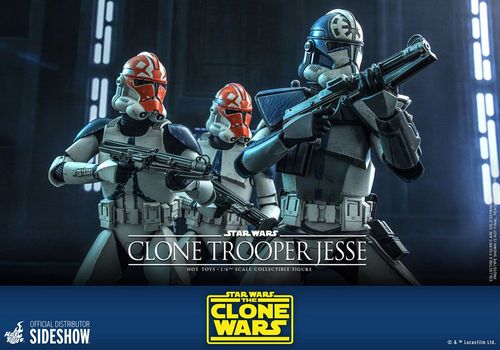 Star Wars The Clone Wars Figura 1/6 Clone Trooper Jesse 30 cm - Imagen 14