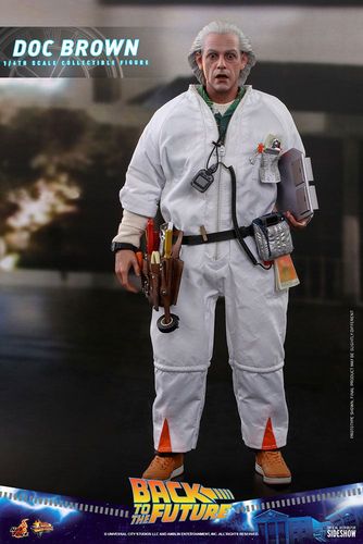 Regreso al futuro Figura Movie Masterpiece 1/6 Doc Brown 30 cm - Imagen 5