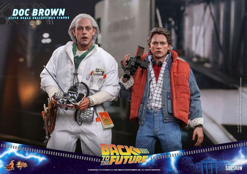 Regreso al futuro Figura Movie Masterpiece 1/6 Doc Brown 30 cm - Imagen 14