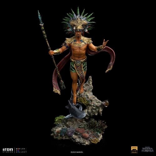 Black Panther: Wakanda Forever Estatua 1/10 Deluxe Art Scale King Namor 27 cm - Imagen 4