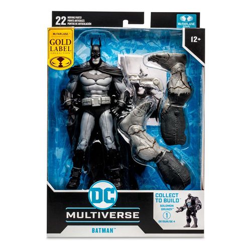 DC Gaming Figura Build A Batman Gold Label (Batman: Arkham City) 18 cm