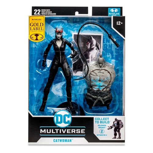 DC Gaming Figura Build A Catwoman Gold Label (Batman: Arkham City) 18 cm
