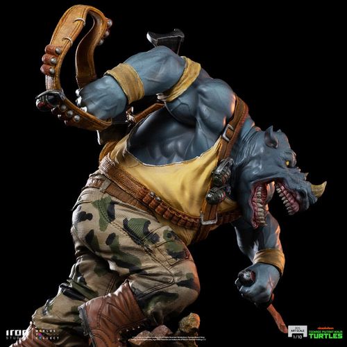 Tortugas Ninja Estatua BDS Art Scale 1/10 Rocksteady 24 cm - Imagen 13