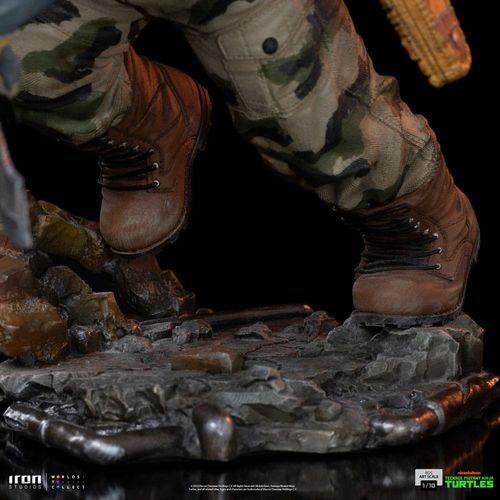 Tortugas Ninja Estatua BDS Art Scale 1/10 Rocksteady 24 cm - Imagen 11