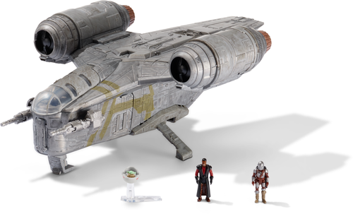 Star Wars Nave Deluxe Razor Crest y Figuras