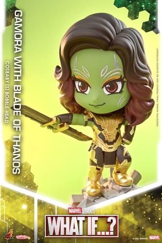 ¿Qué pasaría si...? Minifigura Cosbaby (S) Gamora (with Blade of Thanos) 10 cm