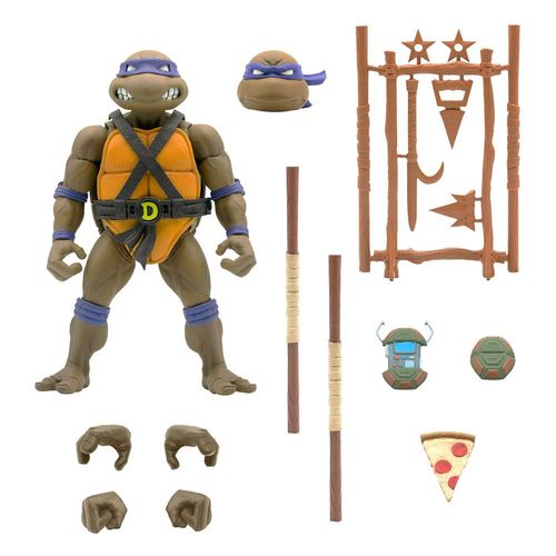 tortugas ninja figura ultimates donatello 18 cm