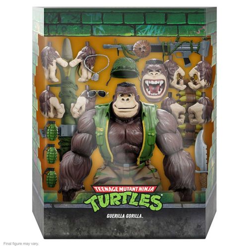 tortugas ninja figura ultimates guerrilla gorillas 18 cm