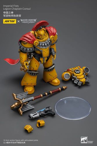 Warhammer The Horus Heresy Figura 1/18 Imperial Fists Legion Chaplain Consul - Imagen 3