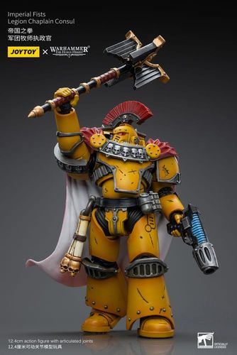 Warhammer The Horus Heresy Figura 1/18 Imperial Fists Legion Chaplain Consul - Imagen 2