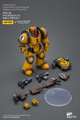 Warhammer The Horus Heresy Figura 1/18 Imperial Fists Legion MkIII Tactical Squad Sergeant with Power Fist 12 cm
