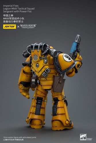 Warhammer The Horus Heresy Figura 1/18 Imperial Fists Legion MkIII Tactical Squad Sergeant with Power Fist - Imagen 2