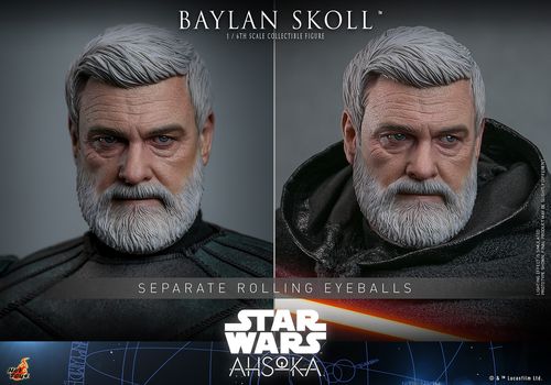 Star Wars: Ahsoka Figura 1/6 Baylan Skoll Hot Toys - Imagen 4