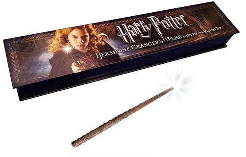 Harry Potter Varita mágica con luz Hermione Granger 38 cm
