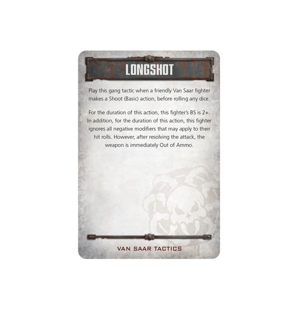 Van Saar Gang Tactics Cards (second Edition) (inglés) | Frikipolis.com