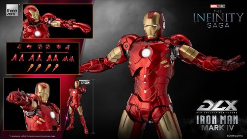 Infinity Saga Figura 1/12 DLX Iron Man Mark 4