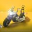 Los motorratones de Marte Vehículo Modo's Mondo Chopper 25 cm