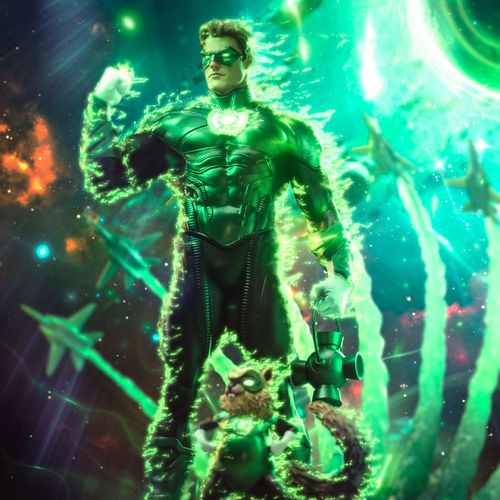 DC Comics Estatua Art Scale Deluxe 1/10 Green Lantern Unleashed 24 cm - Imagen 5