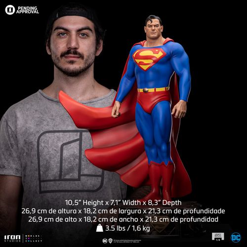 DC Comics Estatua Legacy Replica 1/4 Superman DC Trinity 57 cm - Imagen 9