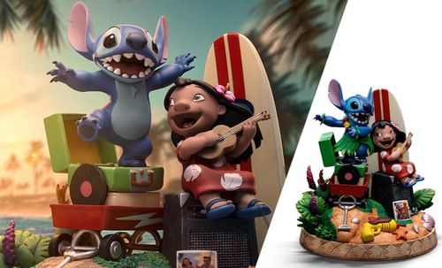 Lilo & Stitch Estatua 1/10 Deluxe Art Scale Lilo & Stitch 20 cm