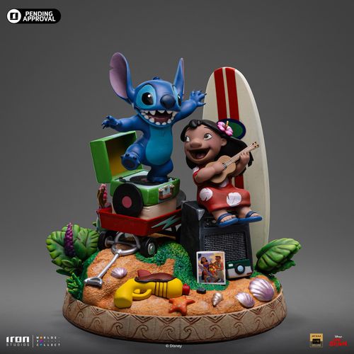 Lilo & Stitch Estatua 1/10 Deluxe Art Scale Lilo & Stitch 20 cm - Imagen 5