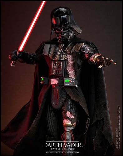 Star Wars Darth Vader™ (Battle Damaged) Figura Masterpiece Hot Toys - Imagen 9