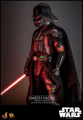 Star Wars Darth Vader™ (Battle Damaged) Figura Masterpiece Hot Toys - Imagen 20
