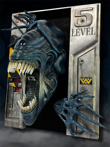 Aliens Escultura de Pared 1/2 Alien Queen 51 x 41 x 25 cm - Imagen 2